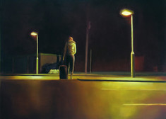 Ohne Titel (Parkplatz), 67 x 91 cm