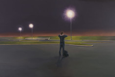 Ohne Titel (Parkplatz), 182 x 272 cm