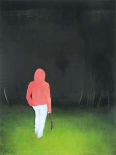 Ohne Titel (Abflug), 182x 182 cm